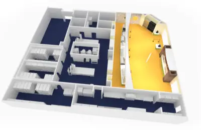 Saline High School Full Space Rendering